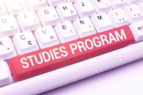 Conceptual display Studies Program. Business showcase Platform help move you Stock Photos