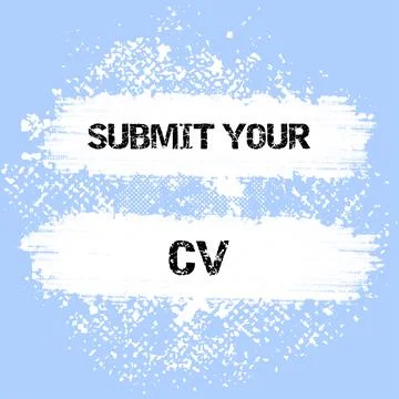 Conceptual display Submit Your Cv. Internet Concept Looking for a job イラスト素材