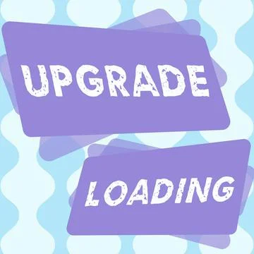 Conceptual display Upgrade Loading. Business overview advancement of Stock Illustration