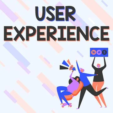 Conceptual display User Experience. Word Written on using website especially in 스톡 일러스트