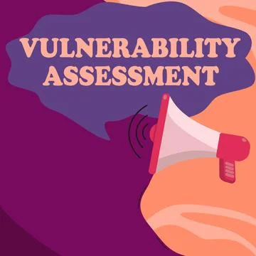 Conceptual display Vulnerability Assessment. Internet Concept State of being Illustrazione stock