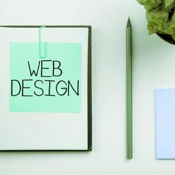 Conceptual display Web Design. Concept meaning who is responsible of production Stock Photos