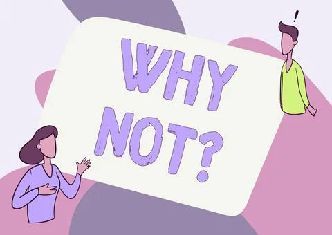 Conceptual display Why Notquestion. Business overview it is used to make a Stock Illustration