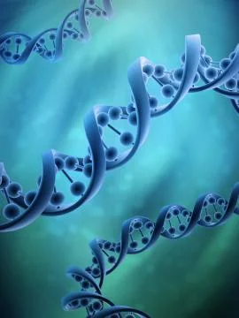 Conceptual dna strands 스톡 일러스트