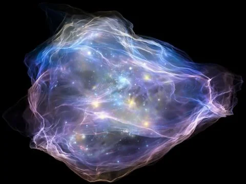 Conceptual Dream Particle Stock Illustration