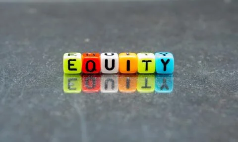 Conceptual of equity Stock Photos
