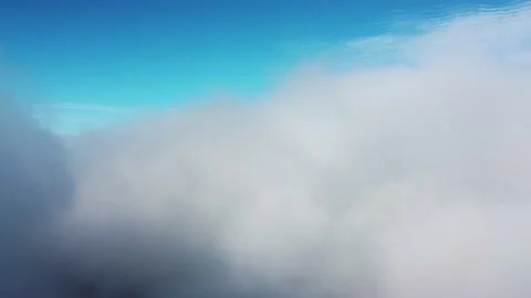 Conceptual footage of ascension into clouds Stock Footage 221507684