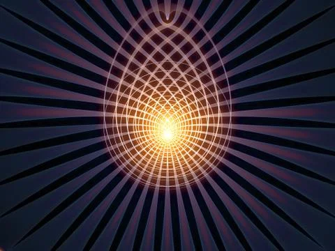 Conceptual Grid Lines Stockillustratie