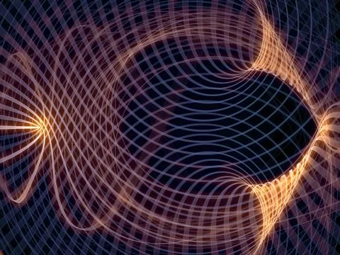 Conceptual Grid Lines Stockillustratie