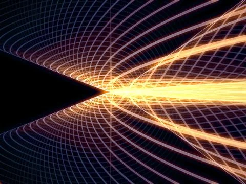 Conceptual Grid Lines Stockillustratie