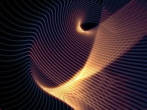 Conceptual Grid Lines Illustrazione stock