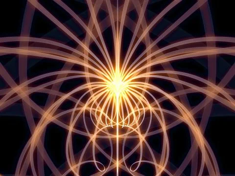 Conceptual Grid Lines Stock Illustration