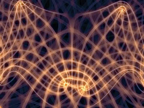 Conceptual Grid Lines Stock Illustration