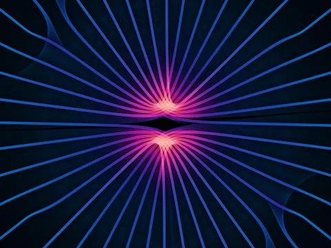 Conceptual Grid Lines Stockillustratie