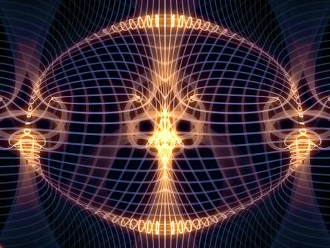 Conceptual Grid Lines 库存插图