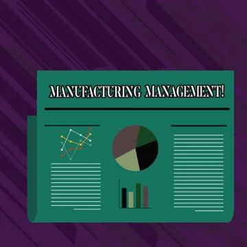 Conceptual hand writing showing Analysisufacturing Analysisagement. Business  Stock Illustration