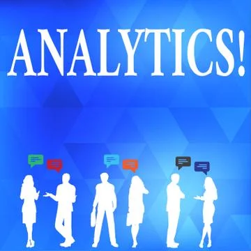 Conceptual hand writing showing Analytics. Business photo text Data Analysis Stock Illustration