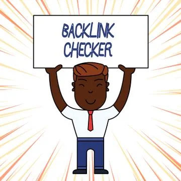 Conceptual hand writing showing Backlink Checker. Business photo showcasing Find イラスト素材