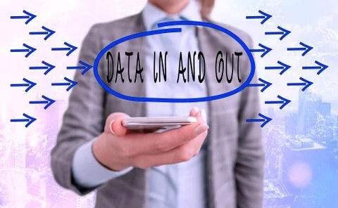 Conceptual hand writing showing Big Date. Business photo showcasing Big data Foto stock