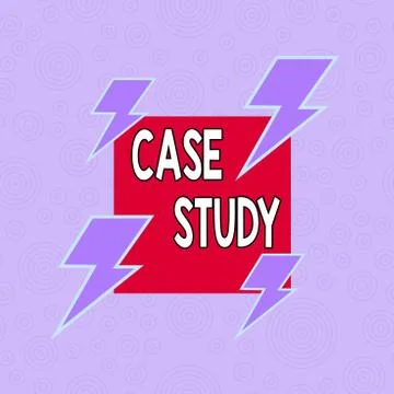 Conceptual hand writing showing Case Study. Business photo text analysis and a 스톡 일러스트