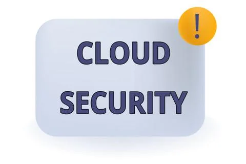 Conceptual hand writing showing Cloud Security. Business photo showcasing Stock Illustration