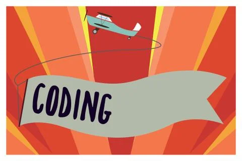 Conceptual hand writing showing Coding. Business photo showcasing assigning code Stock Illustration