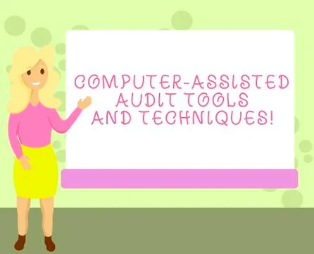 Conceptual hand writing showing Computer Assisted Audit Tools And Techniques Stock Illustration
