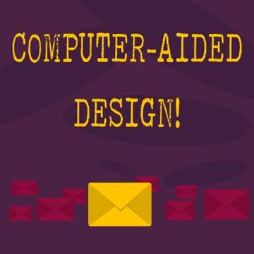 Conceptual hand writing showing Computer Aided Design. Business photo text CAD Stock Illustration