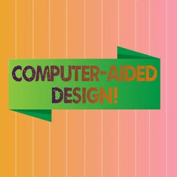 Conceptual hand writing showing Computer Aided Design. Business photo text CAD Stock Illustration