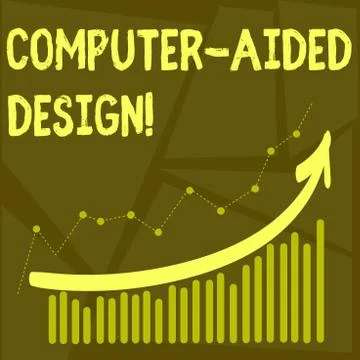 Conceptual hand writing showing Computer Aided Design. Business photo text CAD Stock Illustration