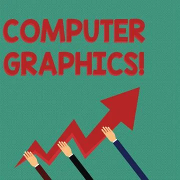 Conceptual hand writing showing Computer Graphics. Business photo text visual イラスト素材