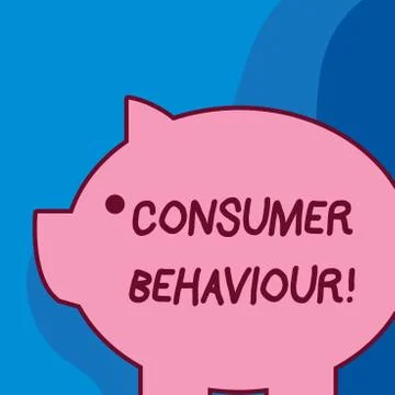 Conceptual hand writing showing Consumer Behaviour. Business photo text Stock Illustration