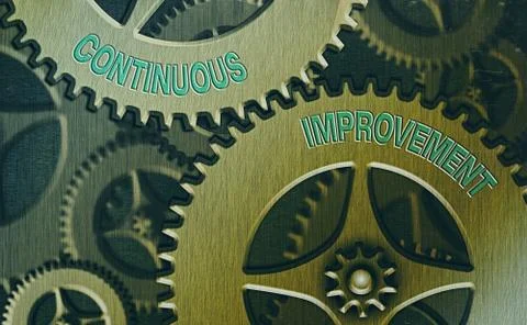 Conceptual hand writing showing Continuous Improvement. Business photo Illustrazione stock