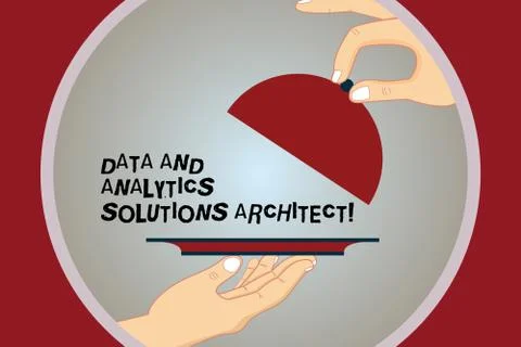 Conceptual hand writing showing Data And Analytics Solutions Architect. Business Illustrazione stock