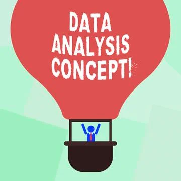 Conceptual hand writing showing Data Analysis Process. Business photo showcasing 스톡 일러스트