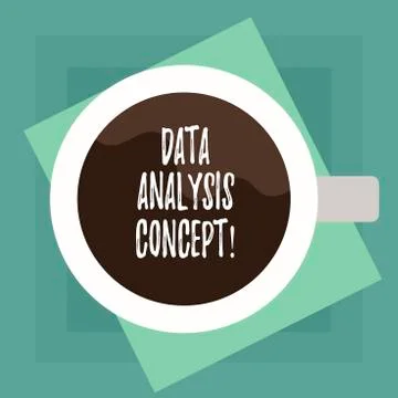 Conceptual hand writing showing Data Analysis Concept. Business photo text 스톡 일러스트