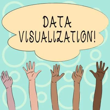 Conceptual hand writing showing Data Visualization. Business photo text Illustrazione stock