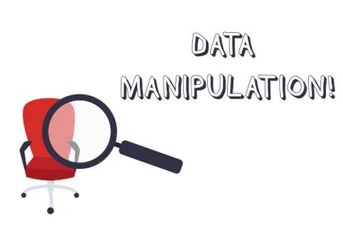 Conceptual hand writing showing Data Manipulation. Business photo text the Illustration
