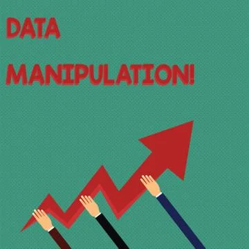 Conceptual hand writing showing Data Manipulation. Business photo text the Illustration