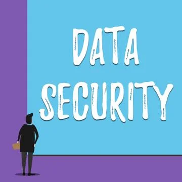 Conceptual hand writing showing Data Security. Business photo showcasing イラスト素材