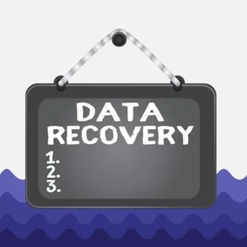 Conceptual hand writing showing Data Recovery. Business photo showcasing process 库存插图