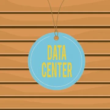 Conceptual hand writing showing Data Center. Business photo text a repository Illustrazione stock