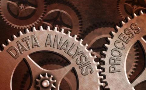 Conceptual hand writing showing Data Analysis Process. Business photo text build Stockillustratie