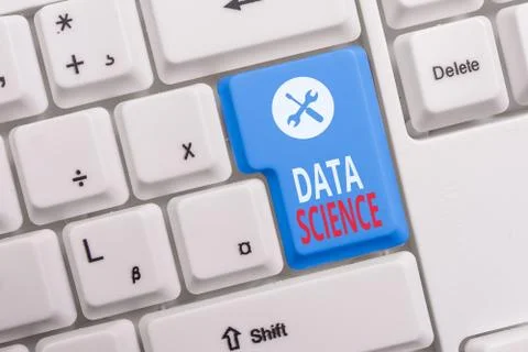 Conceptual hand writing showing Data Science. Business photo text Stock Photos