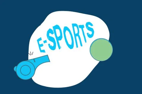 Conceptual hand writing showing E Sports. Business photo text multiplayer video Stock Illustration