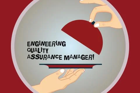 Conceptual hand writing showing Engineering Quality Assurance Manager. Business Stockillustratie
