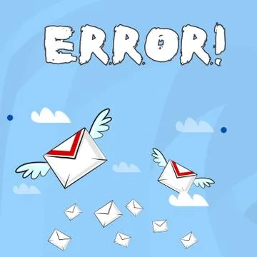 Conceptual hand writing showing Error. Business photo showcasing state or Stock-Illustration