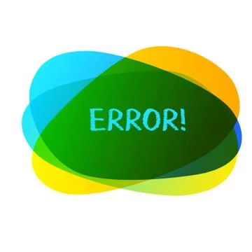 Conceptual hand writing showing Error. Business photo text state or condition of Stock-Illustration