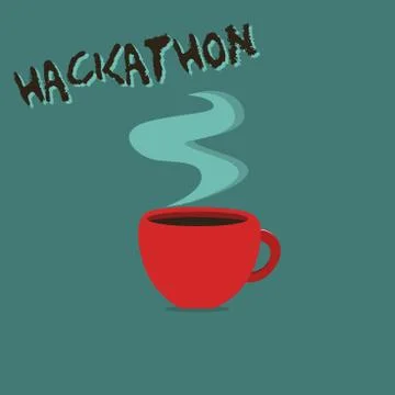 Conceptual hand writing showing Hackathon. Business photo showcasing event where Stock Illustration