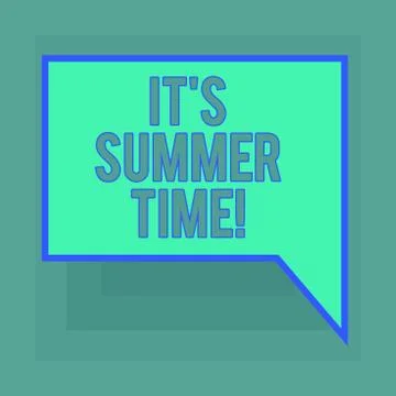 Conceptual hand writing showing It S Summer Time. Business photo text Relax イラスト素材